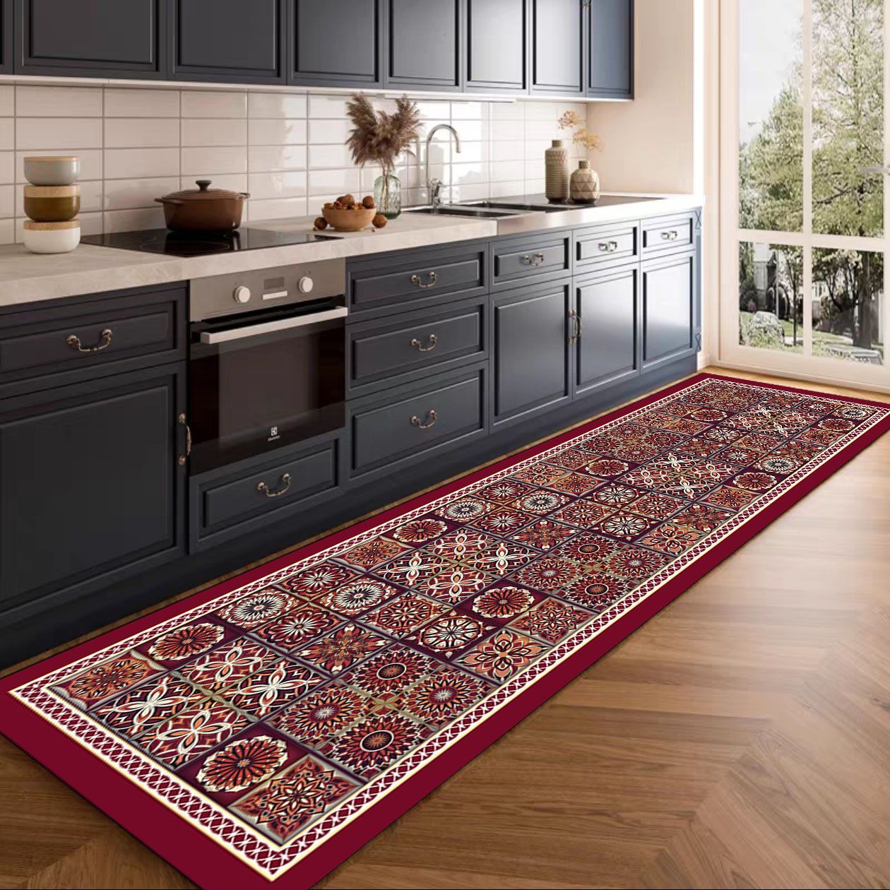 Diatom mud thickened kitchen water-absorbent, non-slip and durable