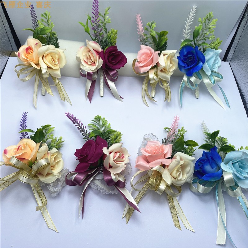 Feiyan wedding new product wedding bridegroom bride corsage Sen series Korean wedding brothers and sisters Hong Kong version corsage new