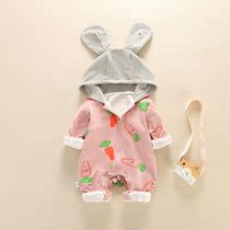 Korean baby one-piece autumn clothes for men and women baby cute out clothes 9 months newborn clothes Princess harem 6