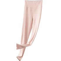 Warm pants for women cashmere and silk leggings German velvet heated plus velvet thick underwear high-waist belly-control pants winter autumn pants