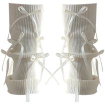 Socks for women summer pile socks bow mid-calf socks jk socks girls socks spring and autumn white leg covers