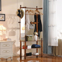 Coatrack Hangers Solid Wood Floor European Creative Bedroom Assembly Multifunctional Simple Modern Home Hangers