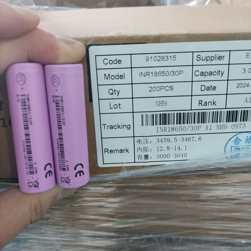 Yiwei Lithium Energy Original Genuine Grade a 18650 30P3000Mah 3.7V High Power 10C Electric Vehicle Power Tool