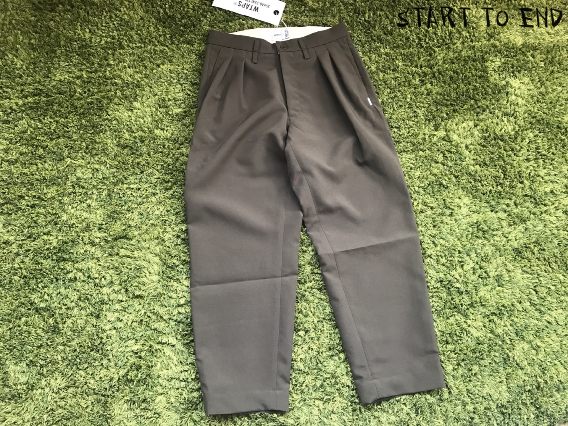 22SS WTAPS TUCK 01 TROUSERS POLY TWILL 2 | hartwellspremium.com