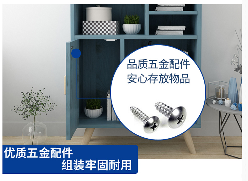 Giá sách đơn giản đơn giản hiện đại kệ sàn bàn tủ sinh viên sáng tạo lưới tủ kết hợp miễn phí tủ sách - Kệ kệ đựng túi xách