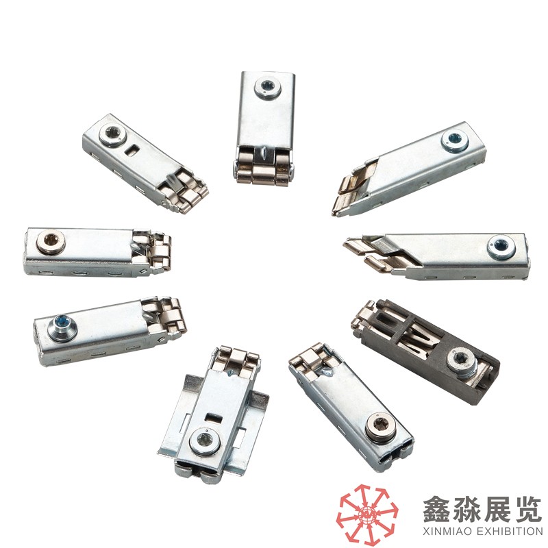 Special price link plate 3 card lock flat aluminum hyperlink lock label booth booth lock booth kabu lock mixed exhibition three card lock manufacturers