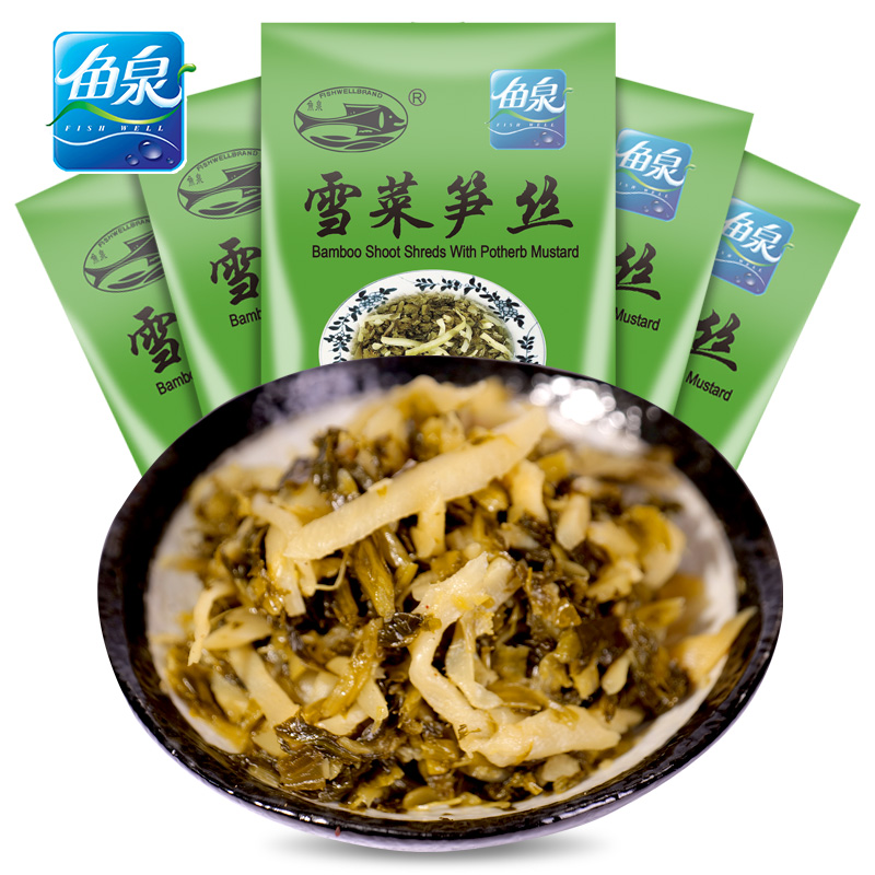 鱼泉榨菜雪菜笋丝80g*5