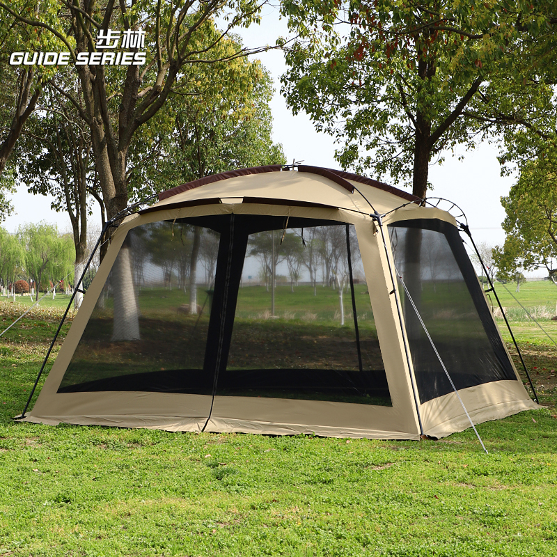 Bulin Guideseries Outdoor Mosquito-Proof Canopy Camping Self-Driving Sunshade Cooking Tent Vinyl Tarp Tent Bulin Guideseries Outdoor Mosquito-Proof Canopy Camping Self-Driving Sunshade Cooking Tent Vinyl Tarp Tent