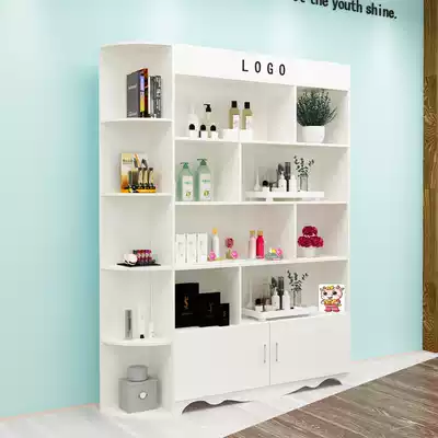 Product cabinet display cabinet with lamp hair salon hair salon store shelves Small products Product display cabinet Electronic products container