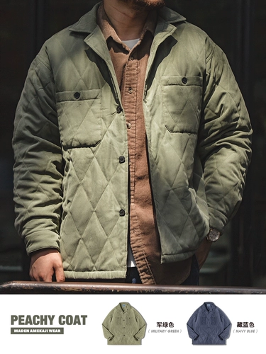 Японская ретро бархатная куртка, зимний пуховик, свободный крой