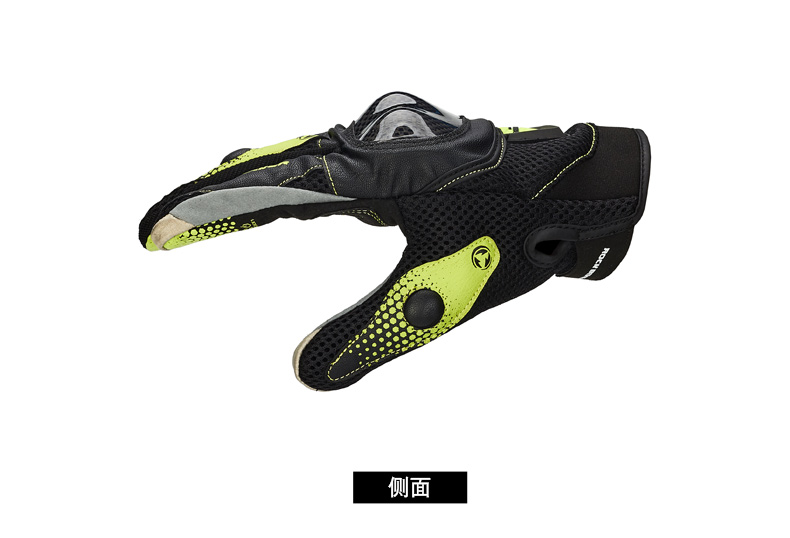 ROCK BIKER đi ​​xe máy găng tay sợi carbon chống mùa hè nam off-road đua xe máy bốn mùa thoáng khí - Xe máy Rider thiết bị đai đeo đầu gối