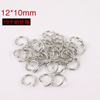 10 серебряных открывающихся 𫔭 колец для рта 10 штук [B187