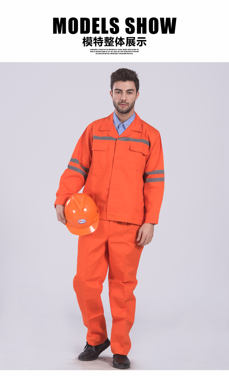 Quần yếm dài tay phù hợp với dây đai cotton hàn phản quang sửa chữa máy hàn trang trí dịch vụ kỹ thuật chữa cháy bộ đũi nam