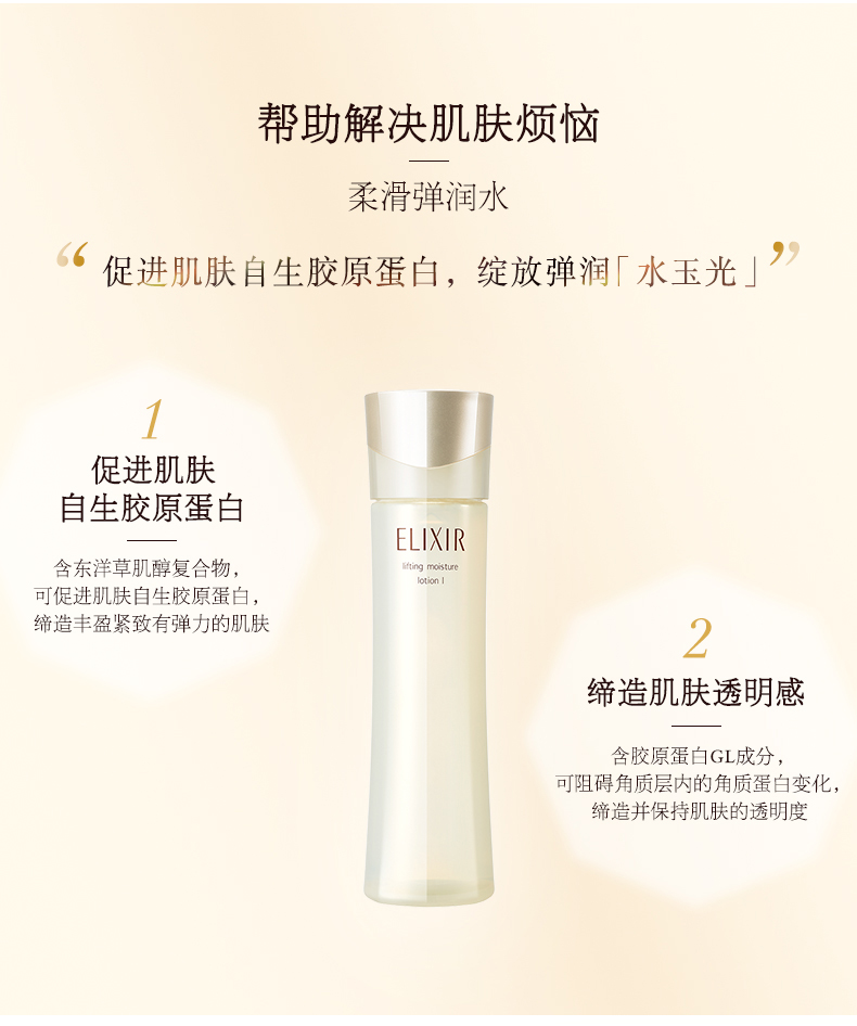 日本 SHISEIDO 资生堂 怡丽丝尔 新版优悦活颜弹润化妆水 I号(清爽型) 170ml