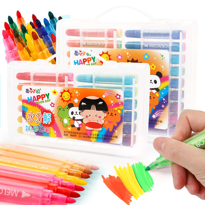 西瓜太郎水彩笔套装儿童幼儿园小学生