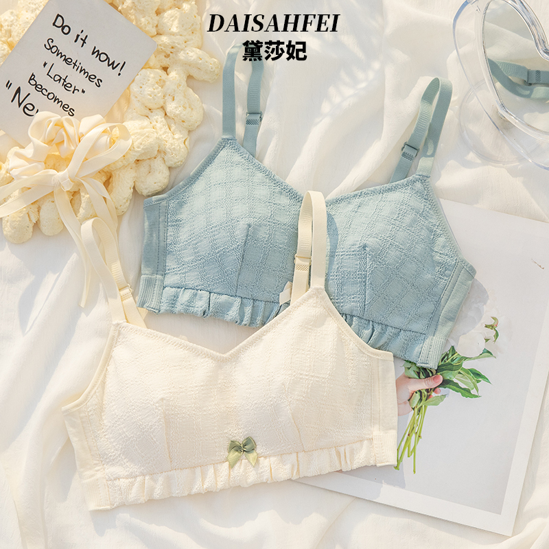 Comfortable Underwear for Women in Summer, Thin Style Without Underwire, Suitable for Large Busts, Suitable for Elementary and High School Girls, Tube Top Style Bra