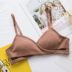 Bra set tam giác cup ngực lớn phụ nữ đồ lót nhỏ mà không thép nhẫn tụ tập trên mỏng mô hình sinh viên cô gái áo ngực nhỏ 