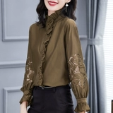 Весенняя элитная рубашка, коллекция 2023, в западном стиле