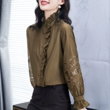 Весенняя элитная рубашка, коллекция 2023, в западном стиле