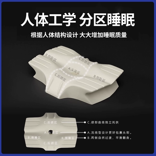 Специальная подушка против храпа, защита шейных позвонков, средство для сна, боковая подушка для сна, артефакт против храпа, без коллапса и деформации для взрослых