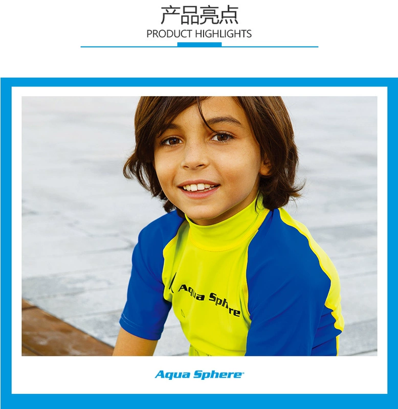 Aquasphere BIX Bis Đồ bơi trẻ em 4-14 tuổi Cô gái lớn cậu bé chia quần áo khô nhanh - Bộ đồ bơi của Kid