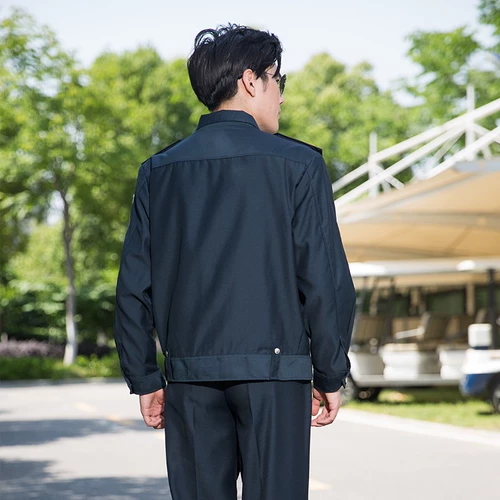 Осенний комплект для работы, лонгслив, униформа, куртка, полный комплект