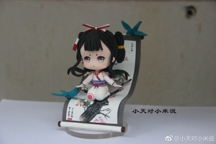 (Xiaomi Clay Shop) Onmyoji Q version flower and bird volume model ultra-light soil puppet customization