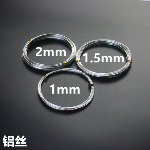 (Millet Clay Shop) Soft Aluminum Wire Ultra-Light Soil Model Skeleton Bracket Support Aluminum Wire