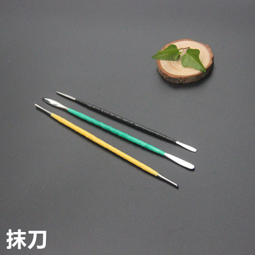 (Xiaomi Clay Shop) Stainless Steel Spatula Three-piece Set For Clay Soft Pottery Carving Details Smoothing Seams