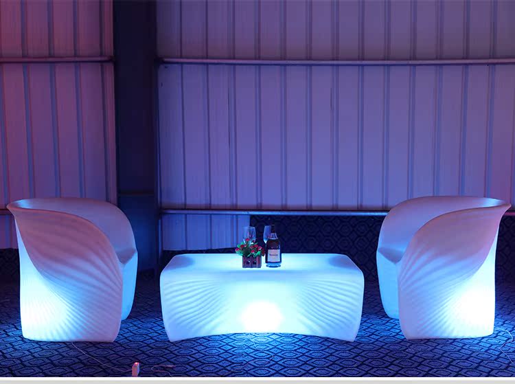 LED nhiều màu sắc đồ nội thất thanh ktv bàn cà phê vỏ kết hợp bàn ghế hoạt động ngoài trời di chuyển bartender - Giải trí / Bar / KTV