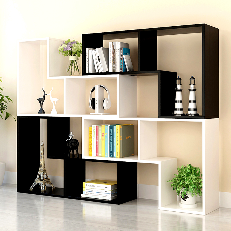 Bookshelf simple floor-to-ceiling creative tree-shaped small bookcase simple rack storage cabinet student bedroom home shelf