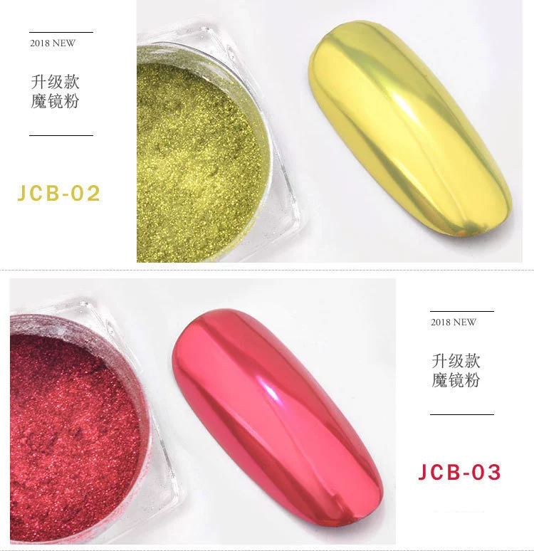 Nail Mirror Powder Aurora Powder Mirror Powder Shakes Network Red Sunglasses Powder Nail Polish Tool Laser Powder Titanium Powder - Công cụ Nail