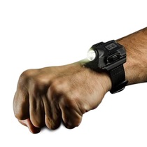 Foreign trade hot new product wrist lamp hand-worn strong light flashlight with display electronic watch function watch light