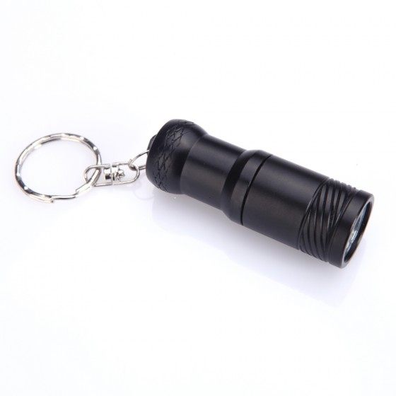 Foreign Trade Hot Pins T6 Super Mini Bright Light Flashlight Zoom Flashlight Ultra Bright Key Buckle Lamp Holder Bag Lamp