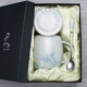 Ins Cup Cup Xu hướng gốm sứ Cup Cup với Cover Spoon Sáng tạo Công suất lớn Cá tính Mug Lovers Cup - Tách bình thủy tinh đựng nước
