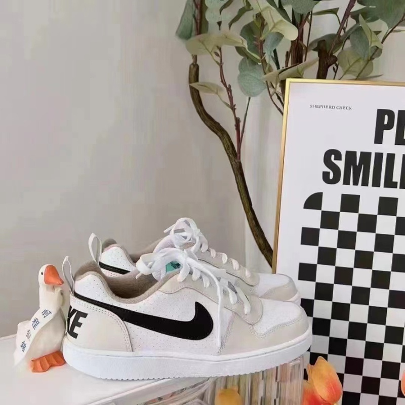 Nike/Nike Court Borough Cream Mocha Low-Top Retro Casual Sneakers Dz2783-101 Nike/Nike Court Borough Cream Mocha Low-Top Retro Casual Sneakers Dz2783-101