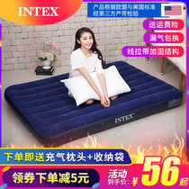  Intex air cushion sheets Family use double inflatable mattress camping outdoor portable punching air bed thickened folding