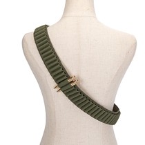 Outdoor sports tactical 50-hole bullet belt rifle shooting bulk bullet belt shell storage crossbody shoulder strap