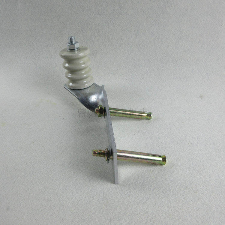 External Wall Wire Bracket Wire Rod Seven Character Angle Iron Frame Cable Bracket Cross Shoulder Wall External Fixed Wire Porcelain Bottle L Type