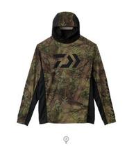 2021 New DAIWA Dawa DE-3721 sweat-absorbing quick-drying hooded fishing suit long sleeve sunscreen clothes