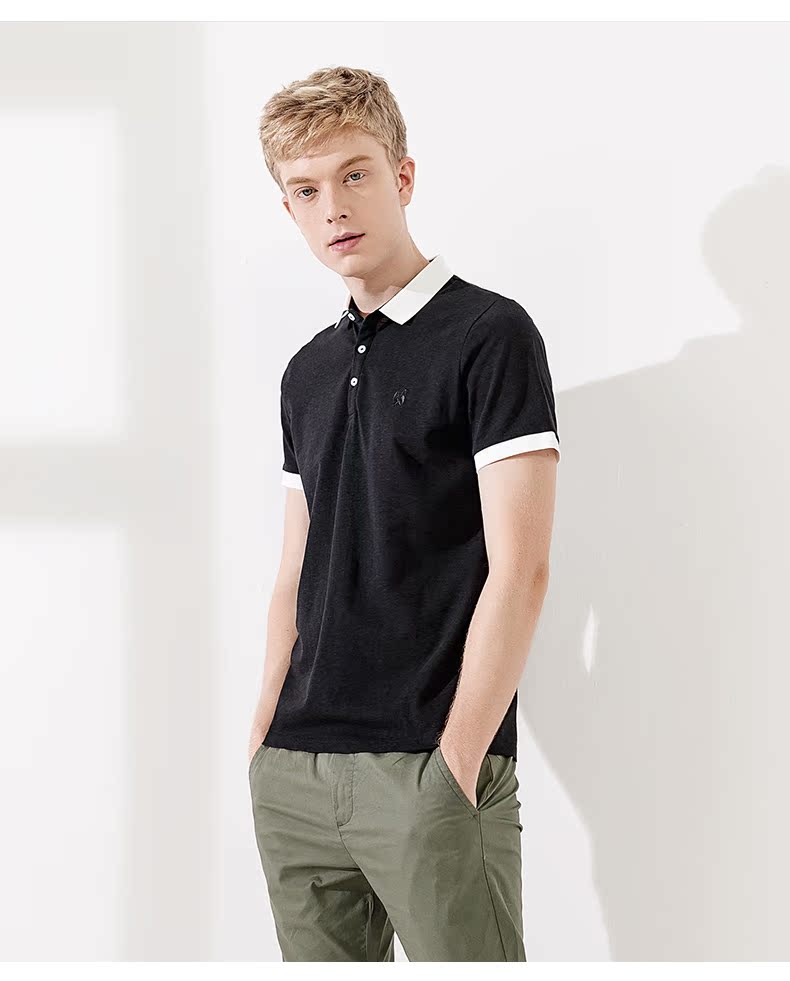 Áo sơ mi nam mùa hè 2018 mới của nam áo polo đẹp