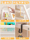 Children's Bookshelf, Home Picture Book Rack, Reading Area, Mobile Toy Storage Rack, Simple Baby Bookcase, Floor-Standing Storage Rack