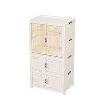 Wardrobe Home Large Capacity Baby and Childrens Wardrobe Second Installation Folding Adult Simple Wardrobe Rental House Organizing Cabinet