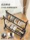 Floor-Standing Clothes Rack for Bedroom, Household Indoor Movable Simple Coat Rack, Balcony Pole-Type Clothes Drying Rack