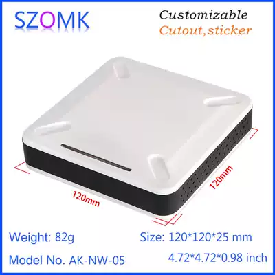 Router universal network shell DIY instrument and equipment junction box custom processing plastic shell NW05