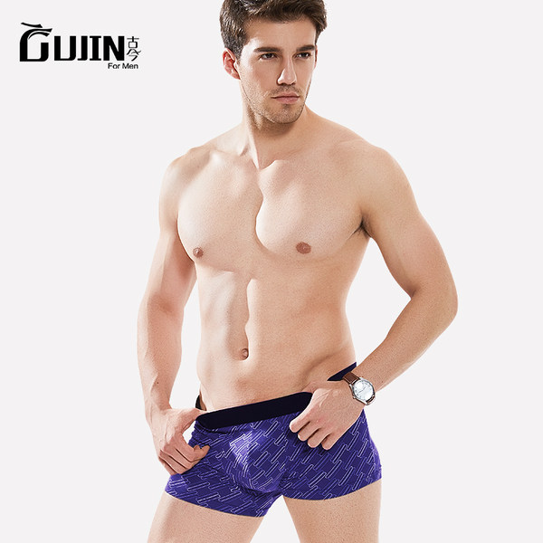 中华老字号 古今 男式平角内裤 3条装 天猫优惠券折后￥29包邮（￥59-30）多套色可选