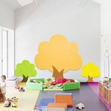 Хостинг класса детского сада звонит творческий дизайн дерева