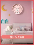 Детский сад -Бесплатные висящие часы мультипликационные часы домашняя гостиная милая спальня супер тихая детская комната