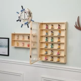 Стеклянная кукла, настенная деревянная коробка, стенд, Жасмин