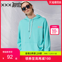 XXXTRENTA letter spring and autumn sweater male Korean version loose pure erotic couple hooded hip-hop jacket ins tide brand